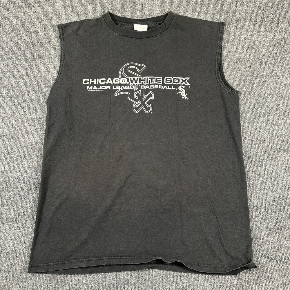 Chicago White Sox Shirt Mens Medium Black MLB Baseball Sleeveless VF Imagewear